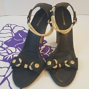 BCBGMaxAzria blue Nola heeled sandals